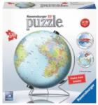 Ravensburger Földgömb puzzle - kék színezésű 540 db-os 3D gömb Ravensburger Puzzle földgömb (12436)
