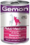 Kutya eledel GEMON Dog Adult Medium marha/máj (415 g) (H061326)