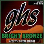 GHS BB30L akusztikus gitárhúr Bright Bronze - Light, 12-54