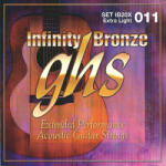 GHS IB20X akusztikus gitárhúr Infinty Bronze - Extra Light, 11-50