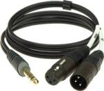 KLOTZ KL-AY1X0300 Y inzert kábel, JACK-XLR, 3 m