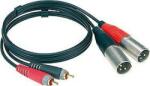 KLOTZ KL-ATCM0100 XLR-RCA dupla kábel, 1 m