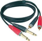 KLOTZ KL-ATCJ0100 JACK-RCA dupla kábel, 1 m