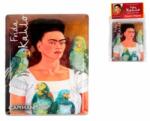 Hanipol Hűtőmágnes 50x70mm, Frida Kahlo: Én és a papagájok