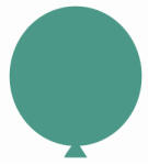 Balloons4party Set 2 baloane latex jumbo verde macaron 45 cm