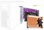 QNAP Quad M. 2 PCIe SSD Erweiterung PCIe Gen3 x8 supports up to four M. 2 2280 PCIe Gen3 x4 (QM2-4P-384)