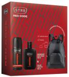 STR8 Set Cadou Str8 Red Code, Barbati, Apa de Toaleta 100 ml, Deodorant Spray 150 ml si Rucsac