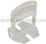 BauTool ékes szintező kapu 1 mm, 0-12 mm lapokhoz (100db/cs) (1501202100)