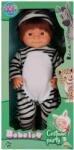 Dollz'n More Papusa Bebelou in costum de zebra, Dollz n More, 40 cm Papusa