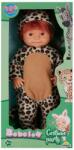 Dollz n More Papusa Bebelou in costum de leopard, Dollz n More, 40 cm Papusa