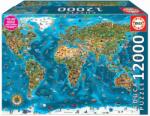 Educa 12000 db-os puzzle - A világ csodái (19057) (19057)