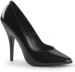 Pleaser USA Pleaser Seduce-420V - Női sexy cipő Fekete Lakkozott 45