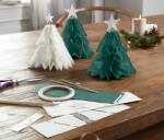 Tchibo Papír karácsonyfa készítő készlet Fehér-zöld