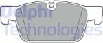 DELPHI set placute frana, frana disc DELPHI LP3300 (LP3300)