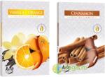 BISPOL Set Lumanari Tip Pastila Aroma Vanilie si Portocala 6buc + Set Lumanari Tip Pastila Aroma Scortisoara 6buc