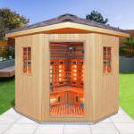 Delux Garden-6 kültéri infraszauna - infraszaunaonline