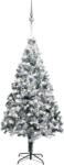vidaXL Műkarácsonyfa LED fényekkel és gömb szettel 240 cm (3077918)