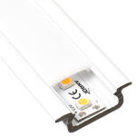 Lumines Type-Z Fehér - Süllyeszthető LED szalagos alu profil (Opál búrával) (LUMINES-Z2-B + LUMINESB-K2020-ML (2,02m/pcs))