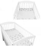 EKO Set 2 piese lenjerie de pat pentru copii ECO - Urși, alb (KPO-03 (x2) -WHITE/BEAR) Lenjerii de pat bebelusi‎, patura bebelusi