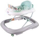 New Baby Premergător interactiv, cu husă verde, cu roți din silicon și accesorii New Baby (39129)