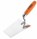 NEO 50-142 Kőműveskanál Szögletes, Berni, 160mm, Fa Markolat