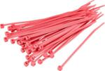  KÁBELKÖTEGELŐ MŰANYAG 6.6 PIROS 4, 8X290 (100db)