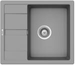 SCHOCK Ronda D-100 Cristalite Croma gránit mosogatótálca, szifonnal, szürke, beépíthető (6426495450368)