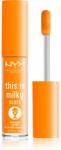 NYX Cosmetics This is Milky Gloss Milkshakes lip gloss hidratant produs parfumat culoare 14 Mango Lassi 4 ml