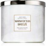 Bath & Body Works Warm Ocean lumânare parfumată cu uleiuri esentiale 411 g