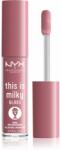 NYX Cosmetics This is Milky Gloss Milkshakes hidratáló ajakfény illatosított árnyalat 11 Ube Milkshake 4 ml