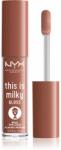 NYX Cosmetics This is Milky Gloss Milkshakes hidratáló ajakfény illatosított árnyalat 20 Milk The Coco 4 ml