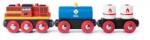Woodyland Locomotiva Diesel Woody cu tren de marfă (OLP102191898) Trenulet