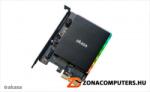 Akasa AK-PCCM2P-03 2x M. 2 NVMe és S-ATA SSD to PCI-E PCI Express RGB világító adapter kártya
