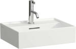 Laufen Kartell by Laufen kézmosó csiszolt alsó felülettel 45x34 cm, matt fehér, 3 csaplyukkal H8183307571081 (H8183307571081)
