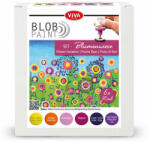 Viva Decor Pöttyöző festék készlet, Blob paint, 6x90 ml - Virágos rét