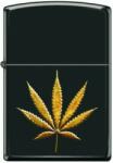 Zippo Brichetă Zippo Gold Cannabis Leaf 8471 8471 Bricheta