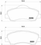BREMBO set placute frana, frana disc BREMBO PRIME LINE P 61 113 (P 61 113)