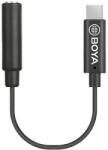 BOYA BY-K4 3.5mm TRS Jack (Female) - USB-C (Type-C Male) Audio adapter, átalakító kábel (BY-K4)