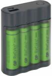 GP Batteries Portable PowerBank 134DX411270AAHCEC4 külső akkumulátor Nikkel-fémhidrid (NIMH) 2600 mAh Fekete (134DX411270AAHCEC4)