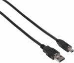 Hama USB 1.8m USB kábel 1, 8 M USB A Mini-USB B Fekete (74201)