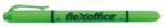 FlexOffice "HL01" 1, 0/4, 0 mm kétvégű zöld szövegkiemelő (OW-8437)