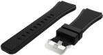 Cellect Samsung Gear S3/Huawei Watch 46 mm fekete szilikon óraszíj (CEL-STRAP-GEARS3-BK)