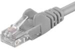 PremiumCord Patch kabel UTP Cat6 10cm seda hálózati kábel Szürke 0, 1 M U/UTP (UTP) (sp6utp001)