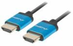 Lanberg HDMI M/M v2.0 cable 0.5m black 4K slim (CA-HDMI-22CU-0005-BK)