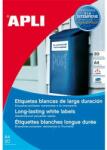 APLI , 105x148 mm, poliészter, időjárásálló, Etikett (80 etikett/csomag) (1227)