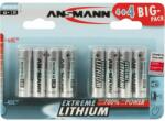 ANSMANN 4+4 Lithium AA Egyszer használatos elem Lítium (1512-0012)