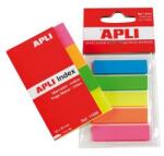 APLI 12x45 mm műanyag 5 színű jelölőcímke (5x25 lap) (11912)