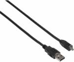 Hama USB 2.0 Cable, 1.8m USB kábel 1, 8 M USB A Fekete (74204)