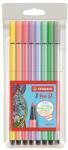 STABILO "Pen 68" 1 mm, 8 pasztell színű rostirón készlet (25051)