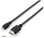 Equip 119308 HDMI kábel 2 M HDMI A-típus (Standard) HDMI D-típus (Micro) Fekete (EP119308)